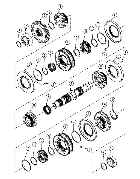 427674A1 - Кольцо стоп. толщ. 2,5мм вала КПП TJT9./St.